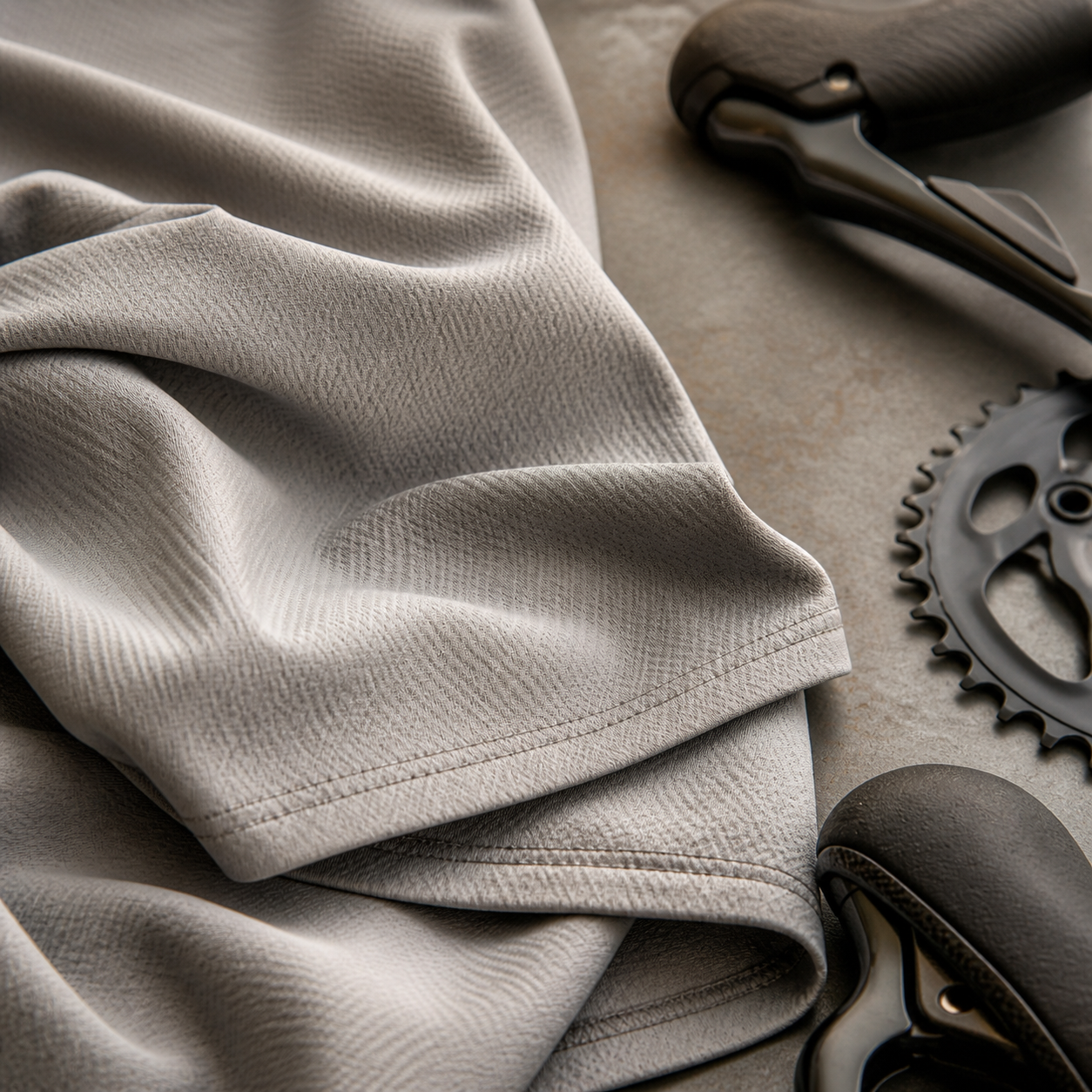 UV-protective cool-touch tricot